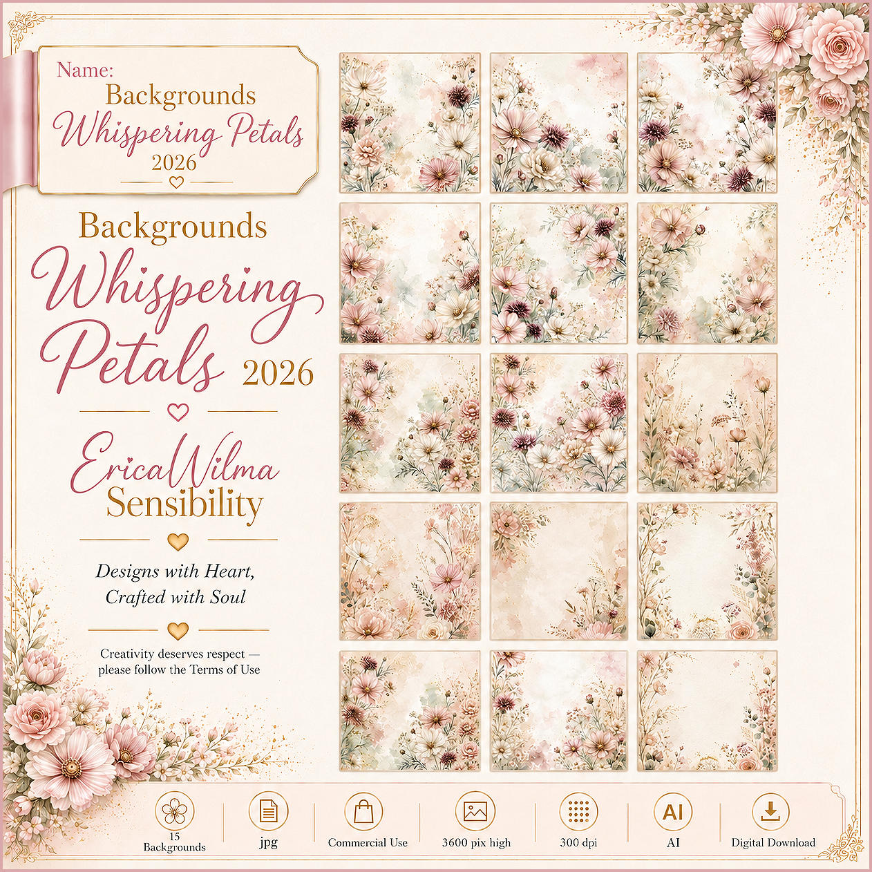 (image for) EW AI Whispering Petals - Backgrounds 2026